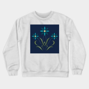 flower symmetry Crewneck Sweatshirt